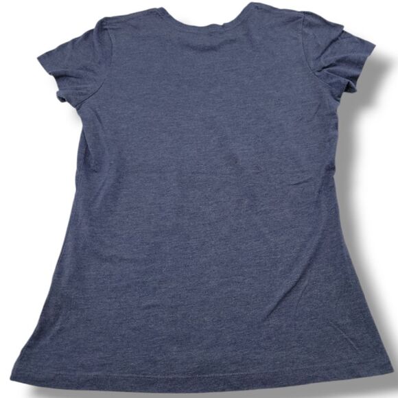 Majestic Top Size Medium M Tampa Bay Rays T-Shirt MLB Graphic Print T-Shirt Blue - Picture 5 of 6